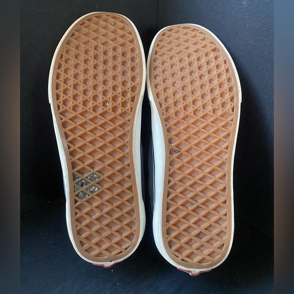 Vans Black Suede and Faded Blue Canvas Casual Sneakers Unisex M 6.65 W 8 - Picture 9 of 9